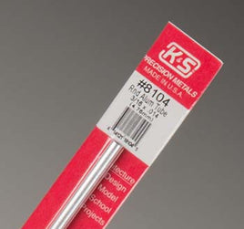 K & S Precision Metals #8104 - 3/16" x 12" Aluminum Tube