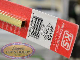 1/4" x 12" Square Brass Tube 370-8155