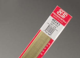 .032 x 3/4" x 12" Brass Strip 370-8243