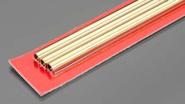 5mm OD x .45mm Wall Round Brass Tube (3) K+S9823