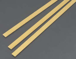 .5mm x 6mm x 300mm Brass Strips (3)