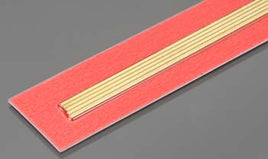 K & S Precision Metals #9862 - 1.5mm x 300mm Diameter Round Brass Rod (5)