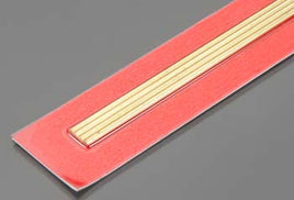 K & S Precision Metals #9863 - 2mm x 301.5mm Diameter Round Brass Rod (4)