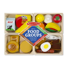 Wooden Food Groups Play Set