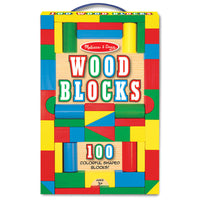 100 Wooden Blocks Building Set