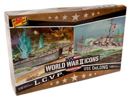 American Icons of WWII L.C.V.P. (1/32 Scale) & USS DeLong (1/300 Scale) Plastic Military Kits