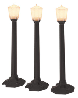 Classic Street Lamps Black (3 Pack) O Scale