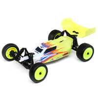 Mini-B, Brushed, RTR: 1/16 2WD Buggy Yellowith White
