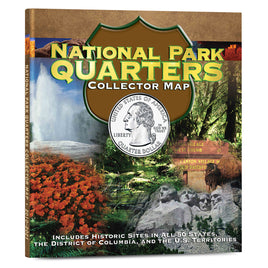 National Parks Quarters Collector's Map