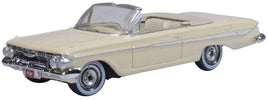 1961 White Almond Beige Chevy Impala Convertible