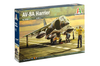AV-8A HARRIER (1/72nd Scale) Plastic Military Aircraft Model Kit