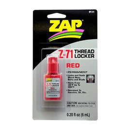 ZAP Z-71 Permanent Thread Locker Red .2fl oz