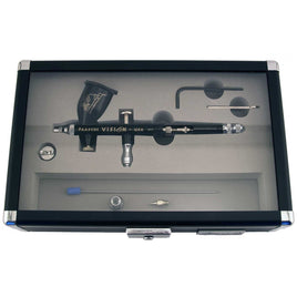 Vision Double Action Gravity Feed Airbrush Set