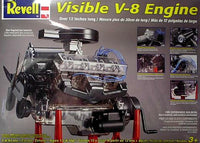 Visible V8 Engine (1/4th Scale) Plastic Model Kit