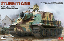 Sturmtiger with Workable Tracks (1/35 Scale) Plastic Military Kit
