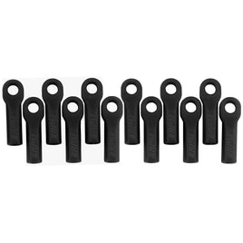 Long Rod Ends (12), Black: TRA 1/10,Rally