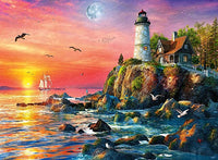 Lighthouse at Sunset (500 Piece) Puzzle