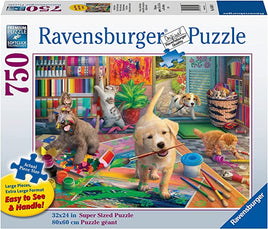 Cute Crafters (750 Large Format Piece) Puzzle