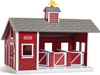 Breyer Stablemates Red Stable Playset