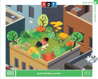 NPR Rooftop Relaxation (500 Piece) Puzzle