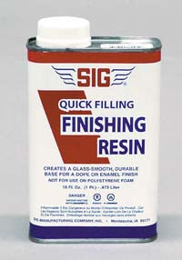 Finishing Resin  - No Hardener
