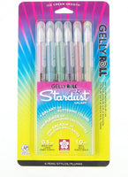 Gelly Roll Stardust Gel Pens: 6 Piece