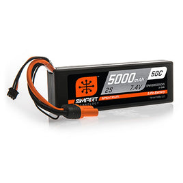 Smart 5000mAh 2S 7.4V 50C LiPO Hardcase with IC5 Connector SPMX50002S50H5