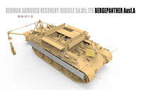 SdKfz 179 Bergepanther Ausf A German Armored Recovery Vehicle (1/35 Scale) Plastic Military Kit