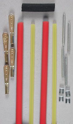 Push Rod Systems Nylon Gold-N-Rod Flex Pushrod Clevis 48" (2)
