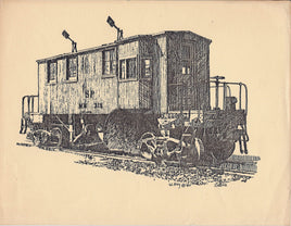 Southern Pacific Flanger  MW 318 Print
