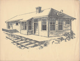 Southern Pacific's Minnow Station Print