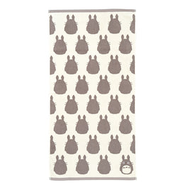 My Neighbor Totoro: Silhouette Towel Series Big Grey Totoro (Bath Towel)