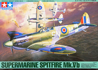Tamiya Supermarine Spitfire Mk.Vb(1/48 Scale) Plastic Aircraft Model Kit