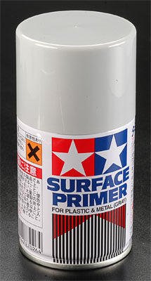 can of Tamiya surface primer with white lid