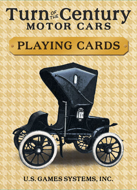 Turn of the Century Motor Cars Playing Cards