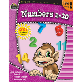 Numbers 1-20, Pre-K through K