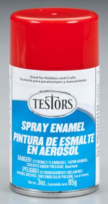 Red Enamel Spray Paint 3oz