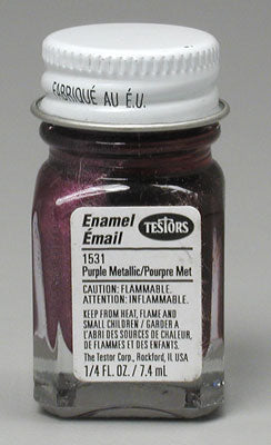 Purple Metallic Flake Enamel Paint .25oz.