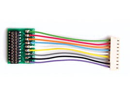 HO DCC Decoder Harness (T-1"-21) JST 9-Pin to NEM21 Socket, 5" 12.7cm Wires TNC1354