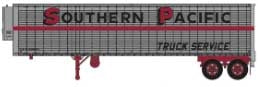 40' Corrugated Reefer Semi Trailer - Assembled -- Southern Pacific #55-0009