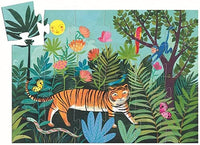 Silhouette Puzzle: The Tiger's Walk (24 piece)