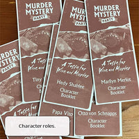 Murder Mystery-A Taste For Wine and Murder