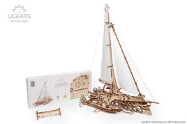 Wooden Trimaran Merihobus Mechanical Model Kit