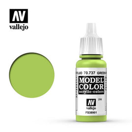 Fluorescent Green (#210) Model Color Acrylic Paint 17 ml