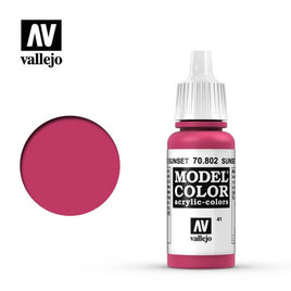 Sunset Red (#41) Model Color Acrylic Paint 17mL