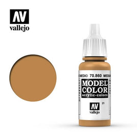 Medium Flesh Tone (#21) Model Color Acrylic Paint 17mL