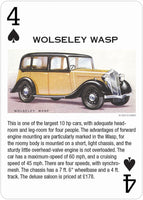 Vintage Motor Cars Playing Cards