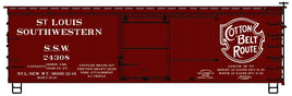 36' Fowler Wood Boxcar SSW HO Scale