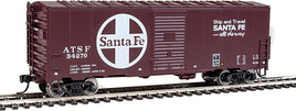 HO Scale - 40' AAR Modernized 1948 Boxcar - Santa Fe #34270 -