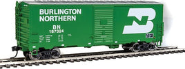 HO Scale - 40' AAR Modernized 1948 Boxcar - Burlington Northern #187324 -